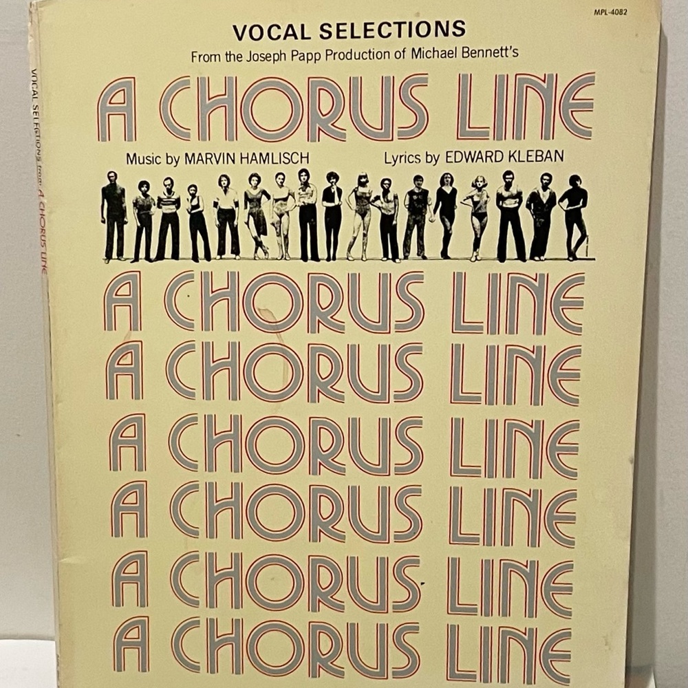 A Chorus Line - music for 10 vocal selections from the show